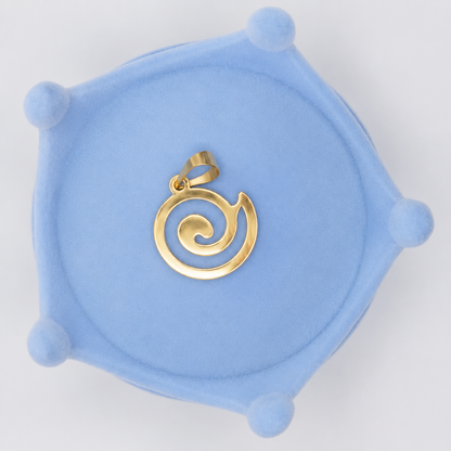 Wave Gold Pendant