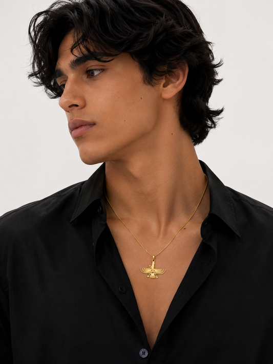 Faravahar Gold Pendant