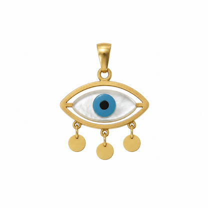 Minimal Evil Eye Pendant