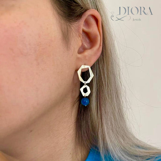 Geometric Gold Earrings