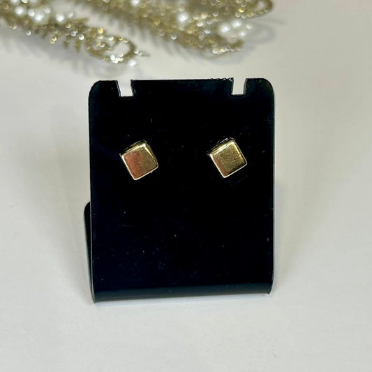 Gold Earrings 18K Gold 0.99g Handmade by Diora Jewels