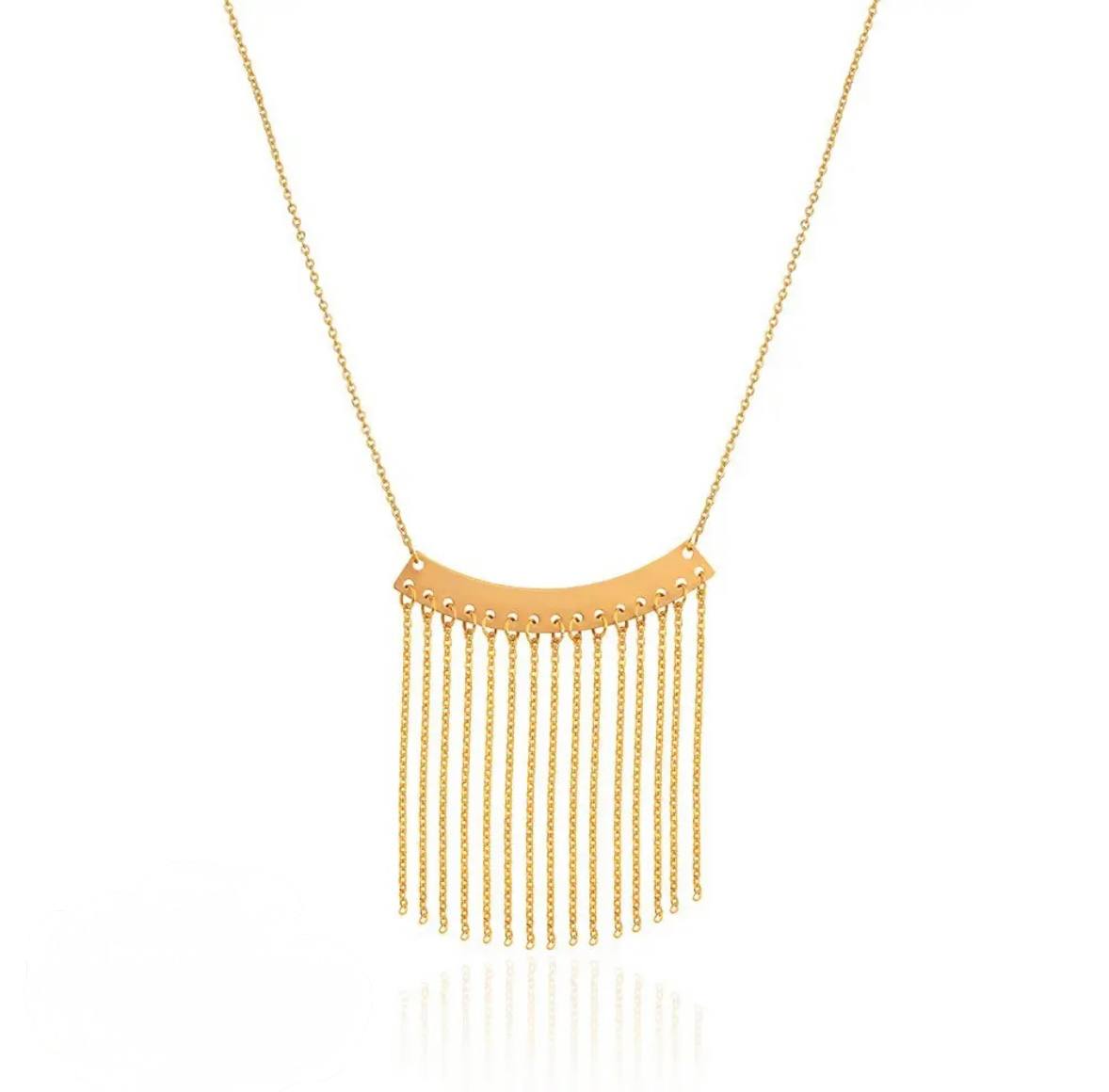 Gold Dangle Necklace