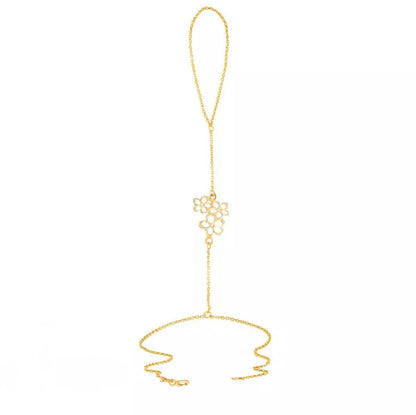 18K Bloom Gold Hand Chain