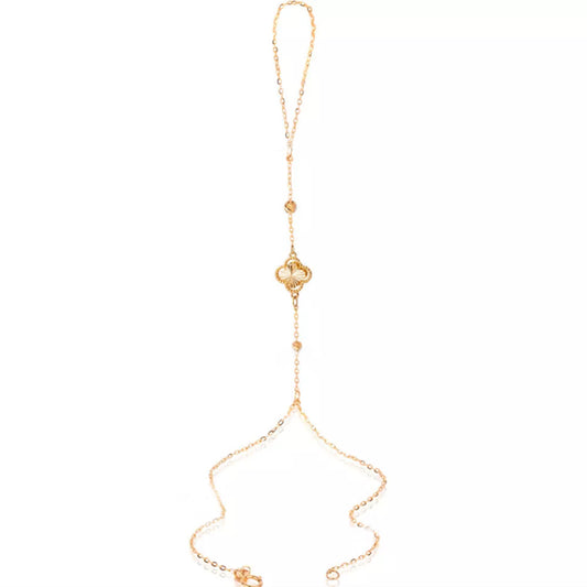 18K Clover Bloom Gold Hand Chain