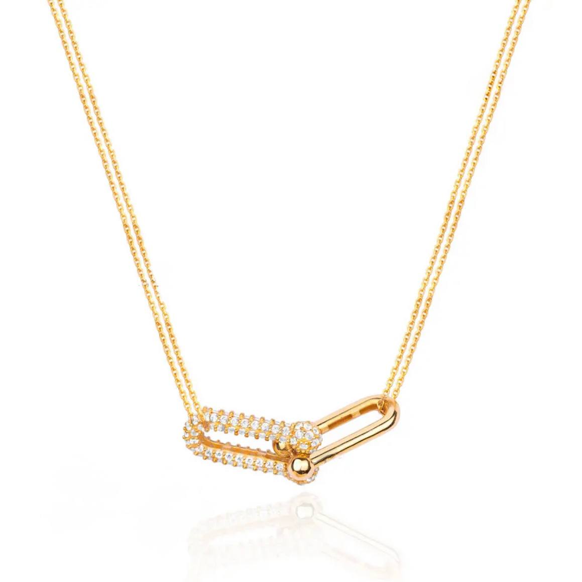 18K Collection T Gold Necklace