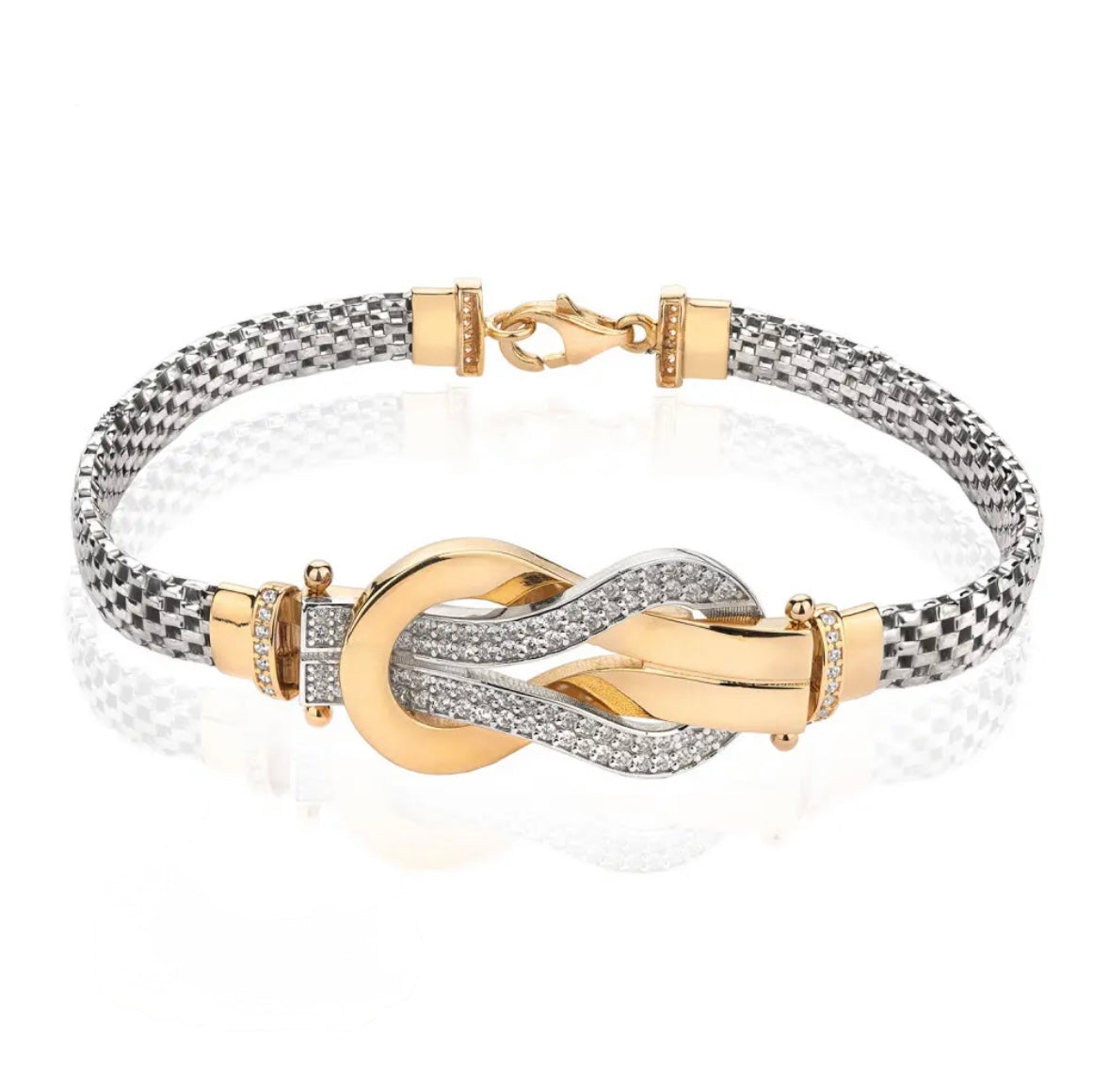 18K Infinity Knot Gold Bracelet