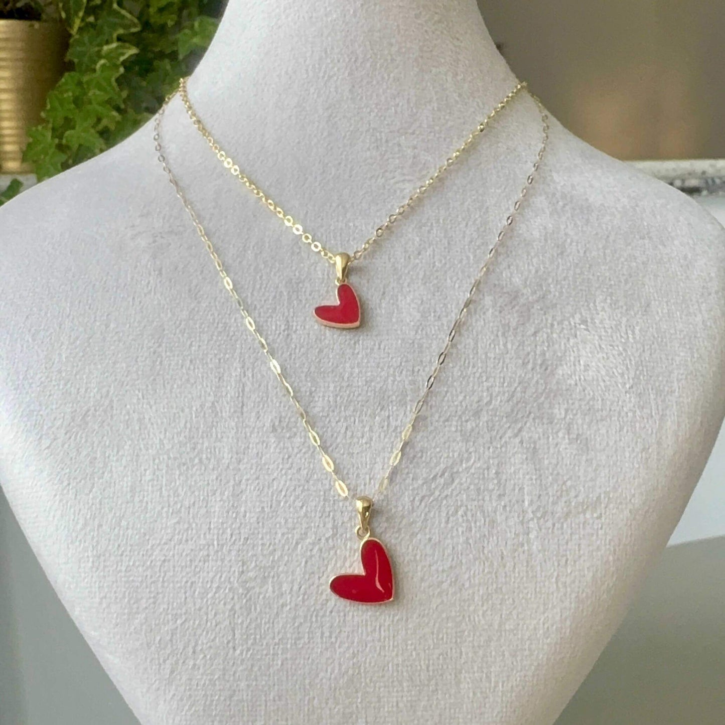 18K Heart Gold Pendant