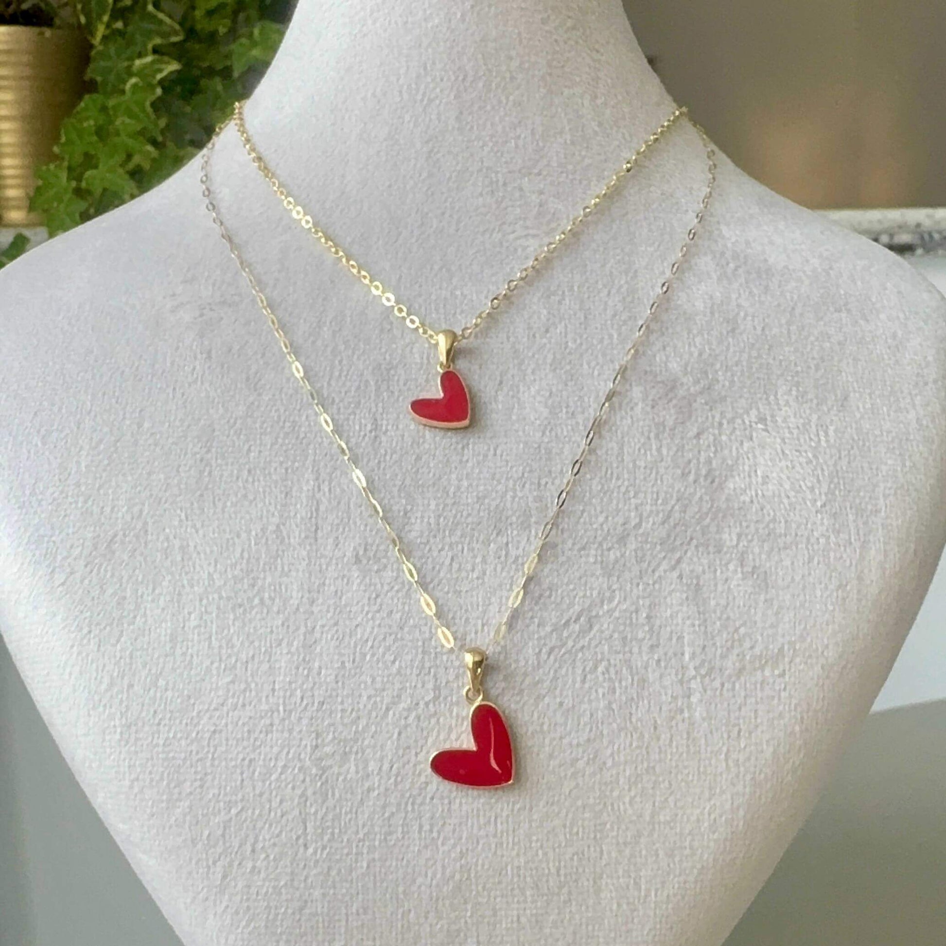 18K Heart Gold Pendant
