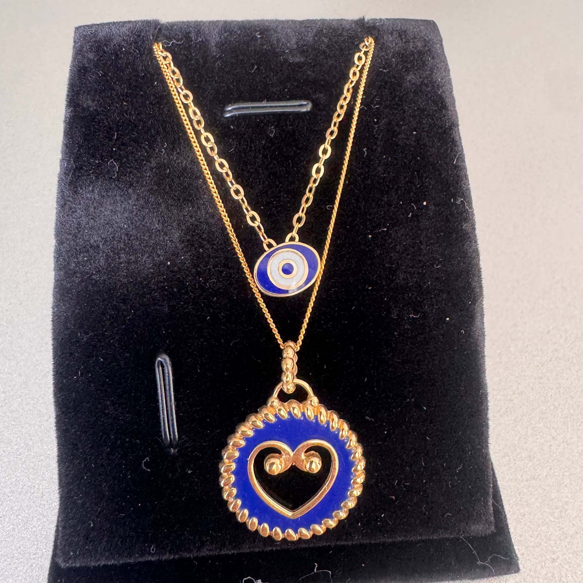 18K Evil Eye Gold Pendant
