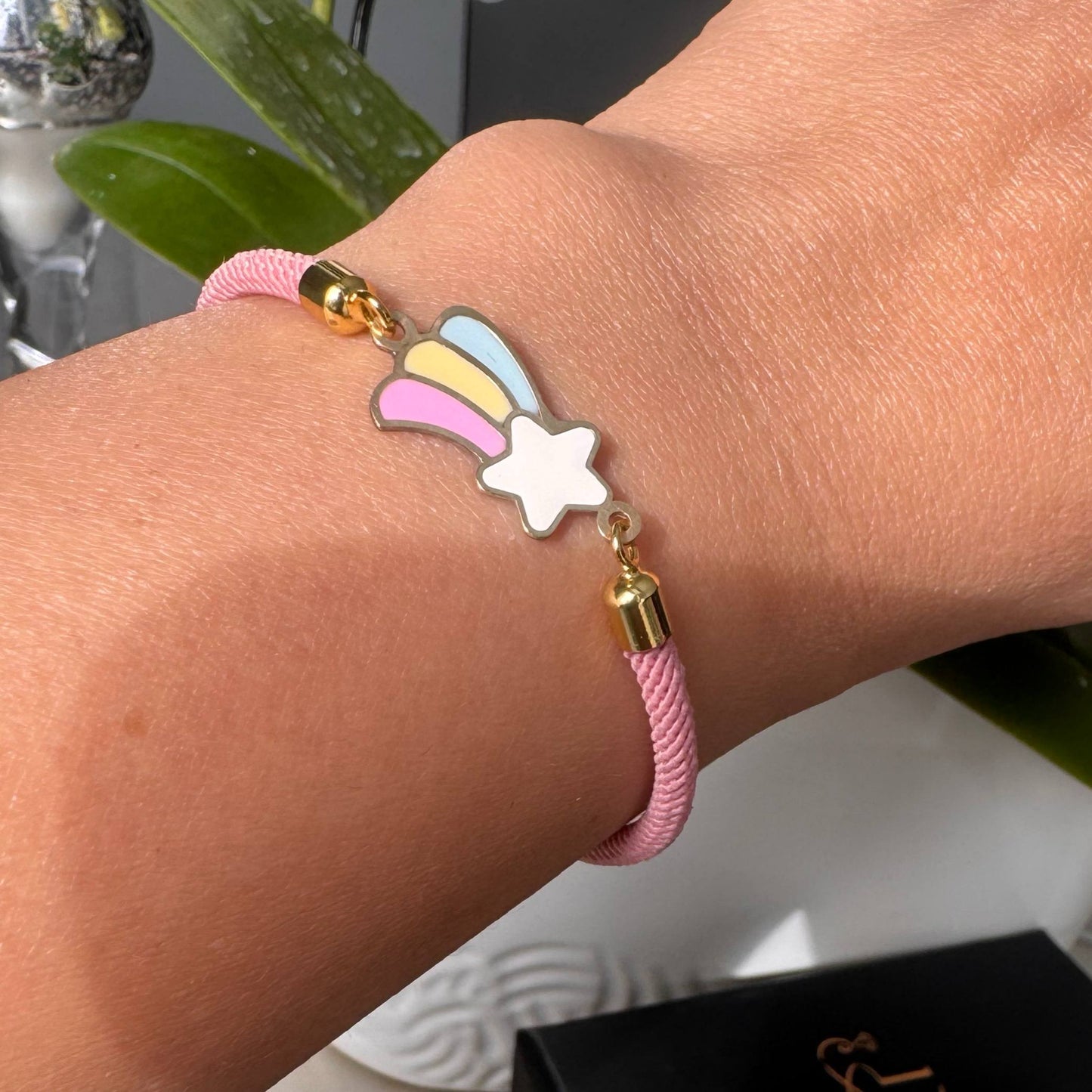 18K Shooting Star Cord Bracelet