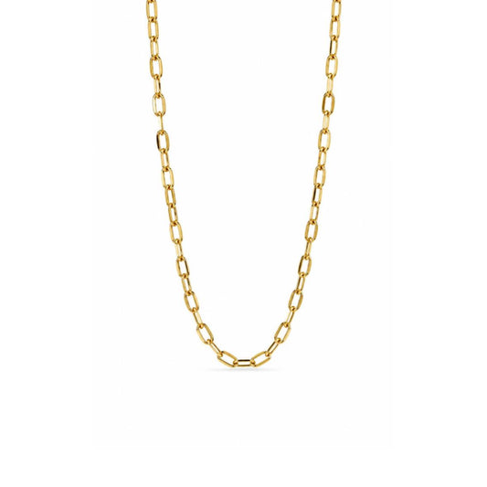18K Gold Link Chain Necklace