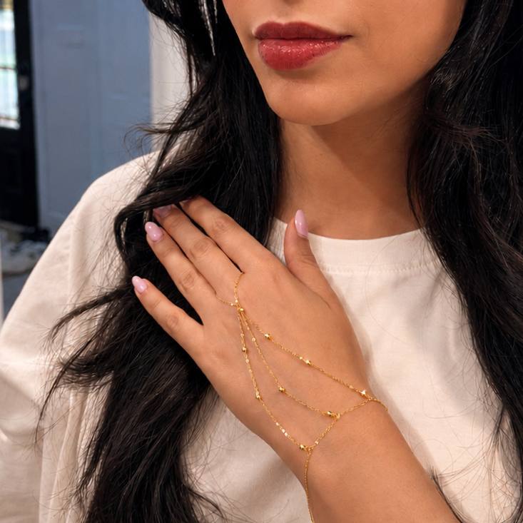 Gold Hand Chain