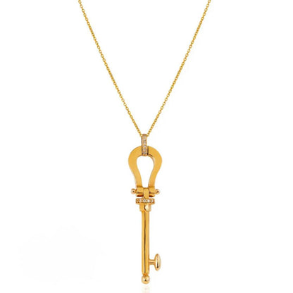 Gold Key Pendant