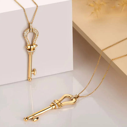 Gold Key Pendant