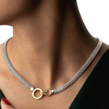 Jessica Mesh Chain Necklace