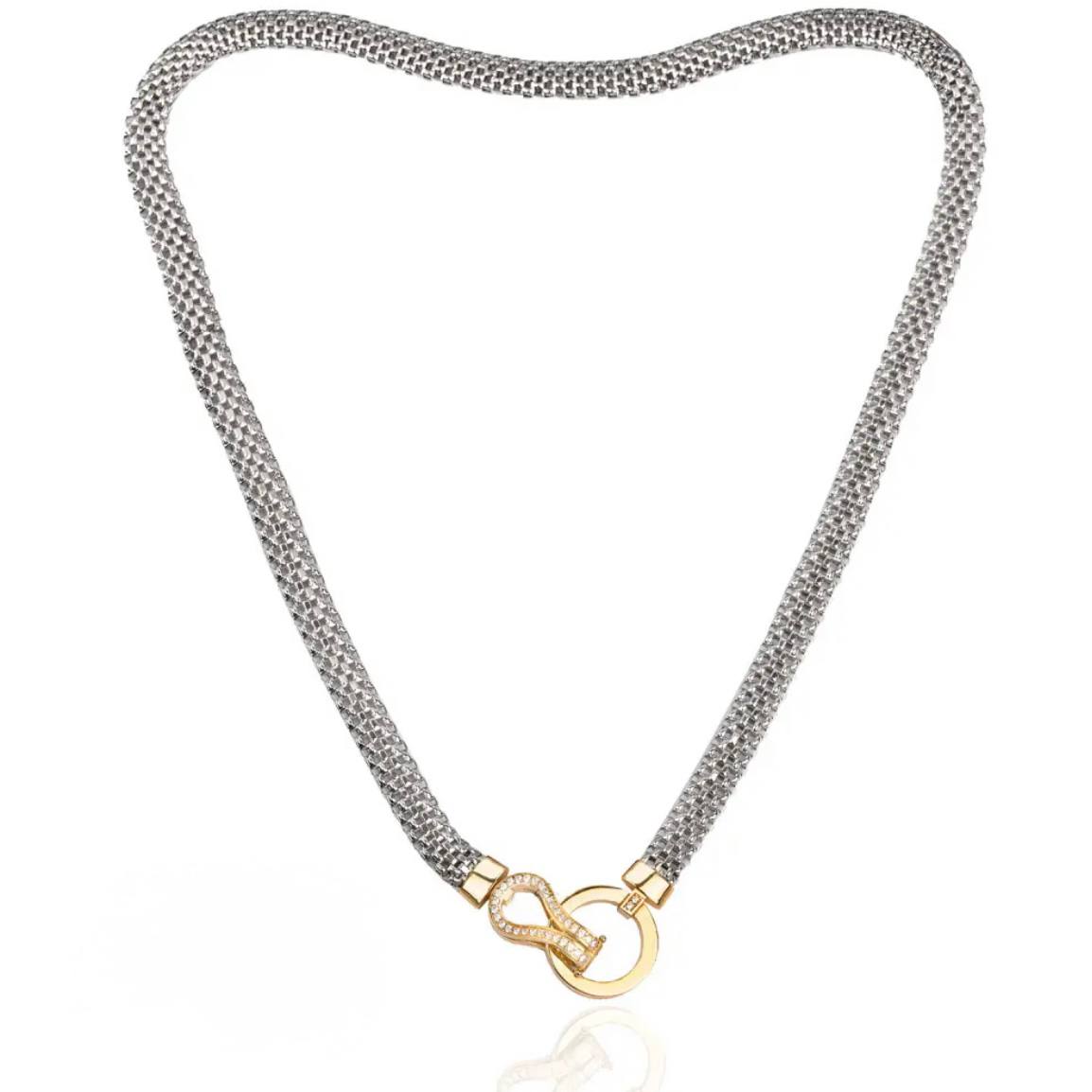 Jessica Mesh Chain Necklace