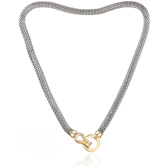 Jessica Mesh Chain Necklace