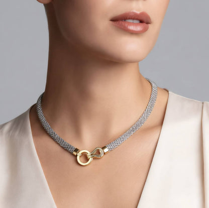 Jessica Mesh Chain Necklace