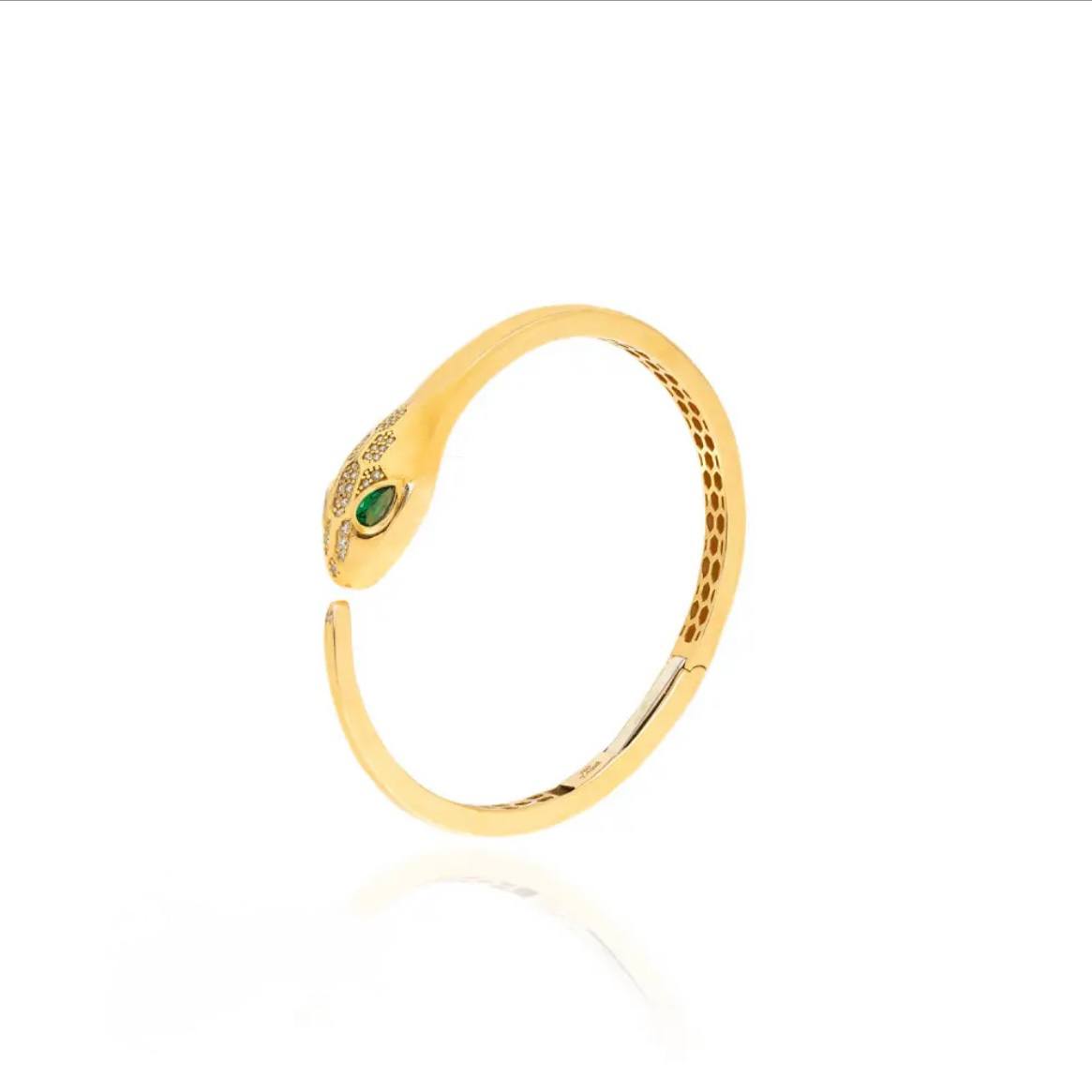 Gold Snake Bracelet