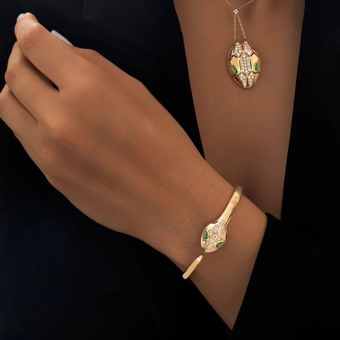 Gold Snake Bracelet