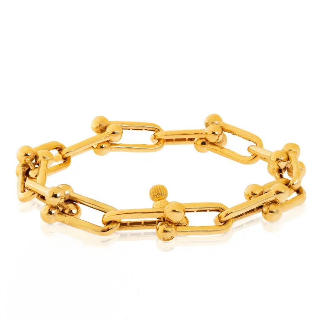 Gold Chain Link Bracelet
