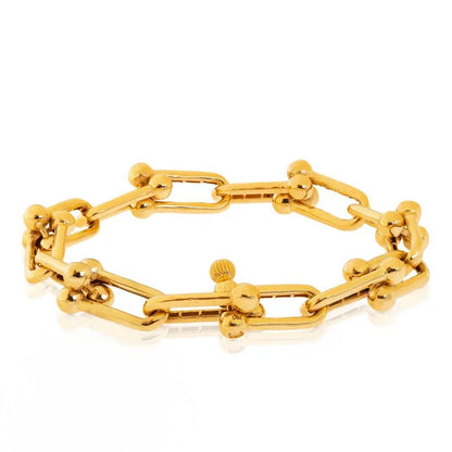 Gold Chain Link Bracelet