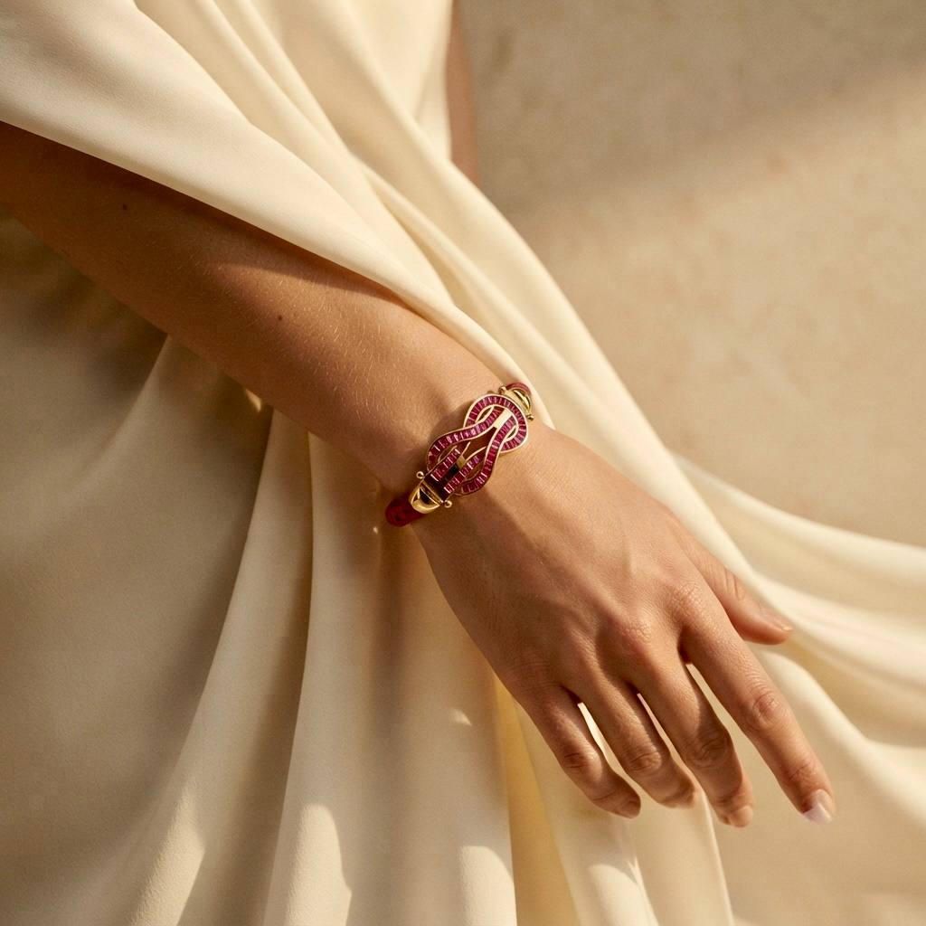 Leather Gold Infinity Bracelet
