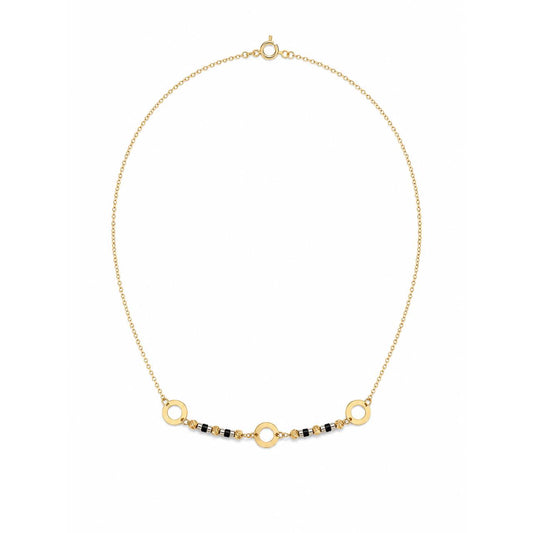 Gold Circle Charm Necklace