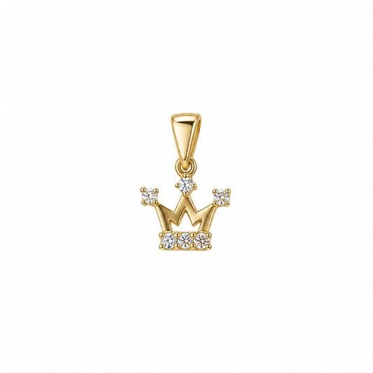 Gold Crown Pendant