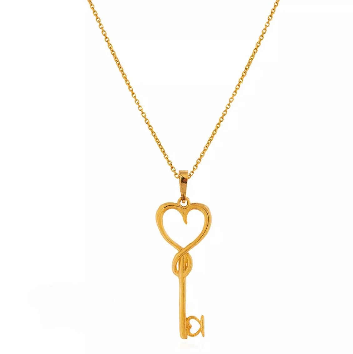 Heart Key Pendant