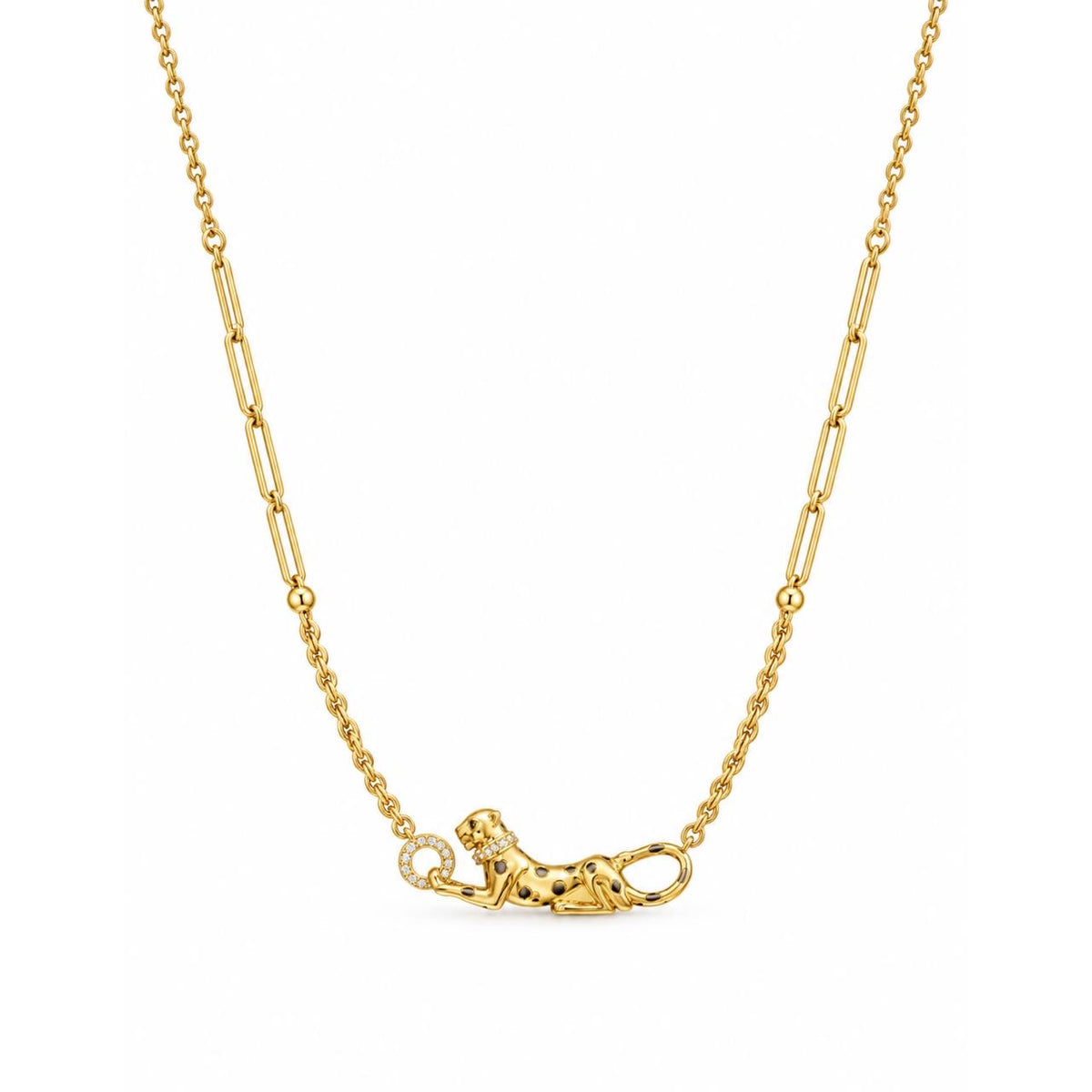 Gold Panther Necklace