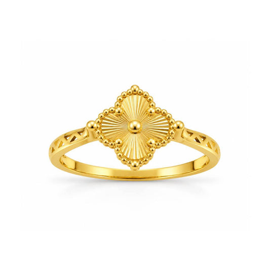 Gold Clover Ring