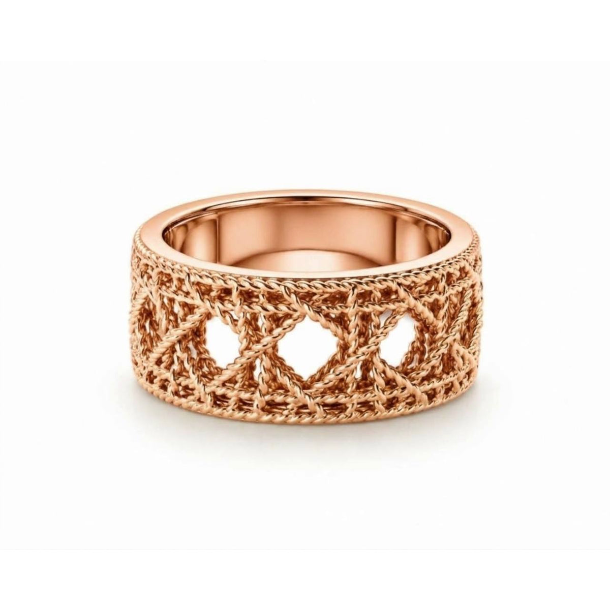 Lady D Rose Gold Ring