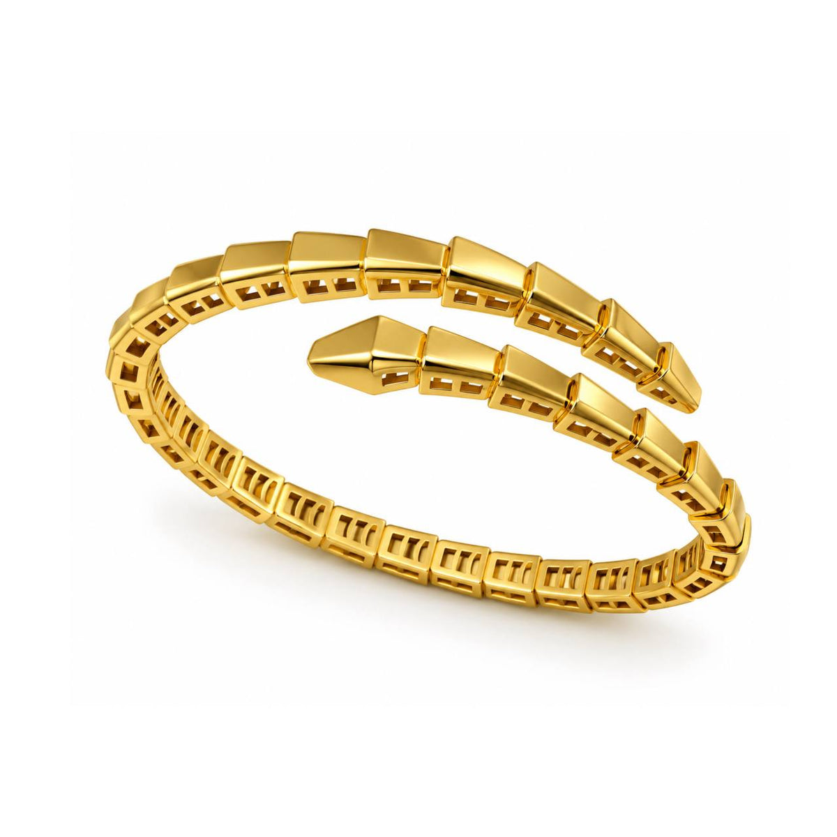 Gold Snake Bangle