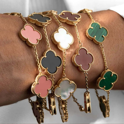 18K Alhambra Mother of Pearl Gold Bracelet