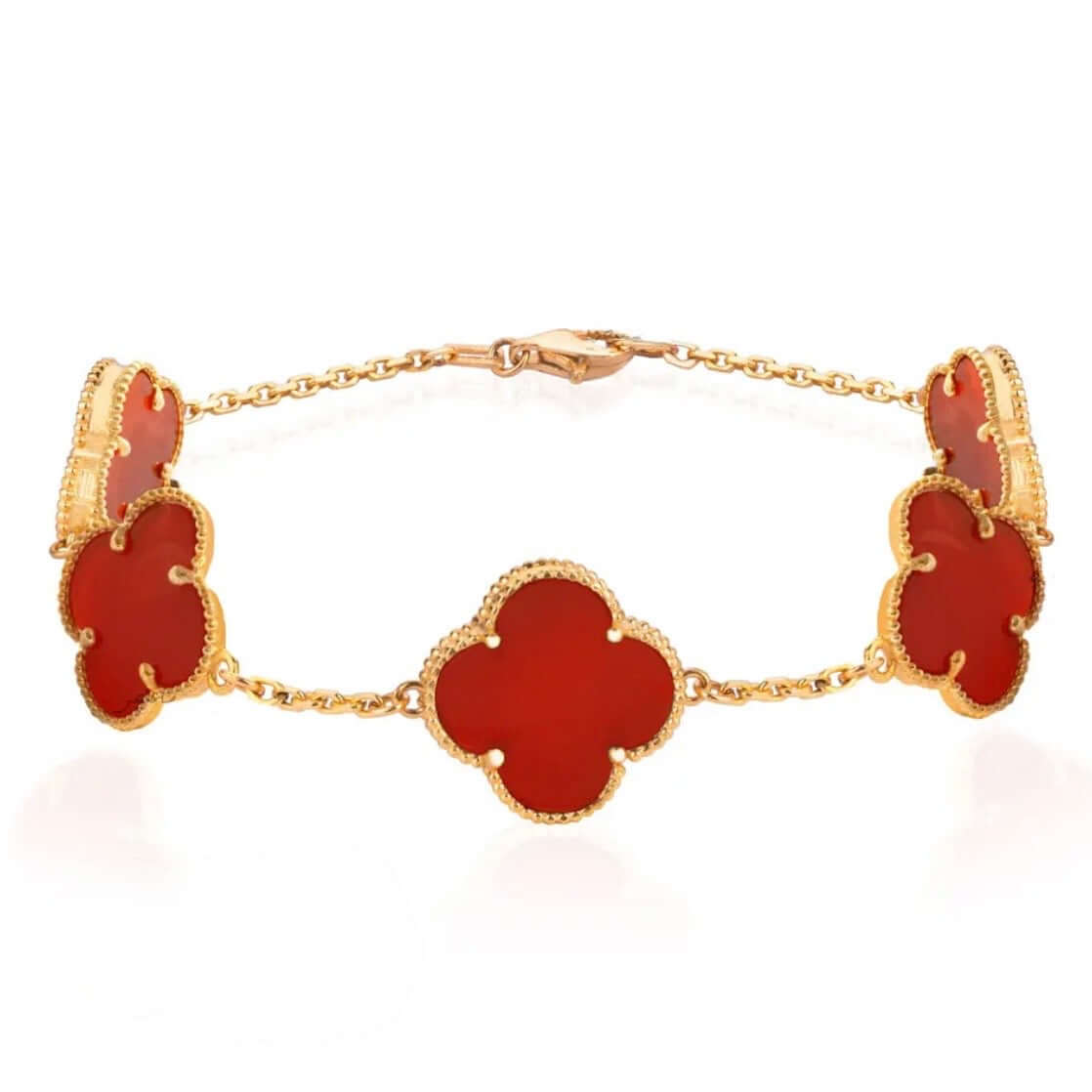 18K Alhambra Mother of Pearl Gold Bracelet