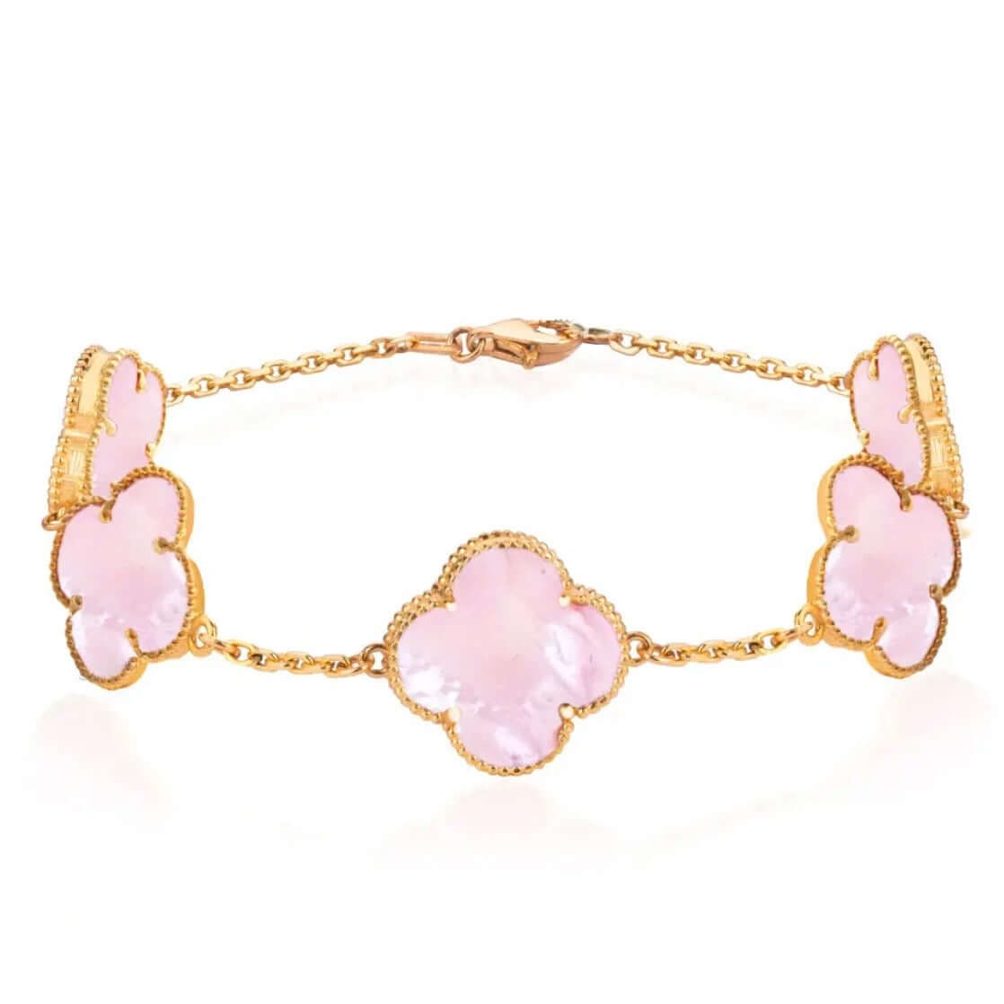 18K Alhambra Mother of Pearl Gold Bracelet