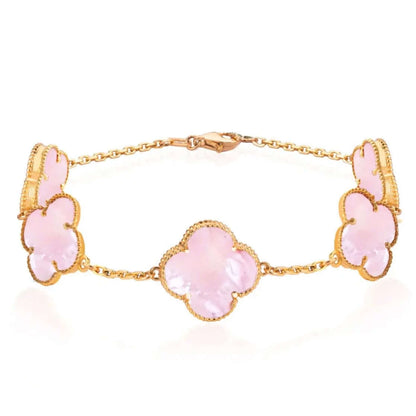 18K Alhambra Mother of Pearl Gold Bracelet