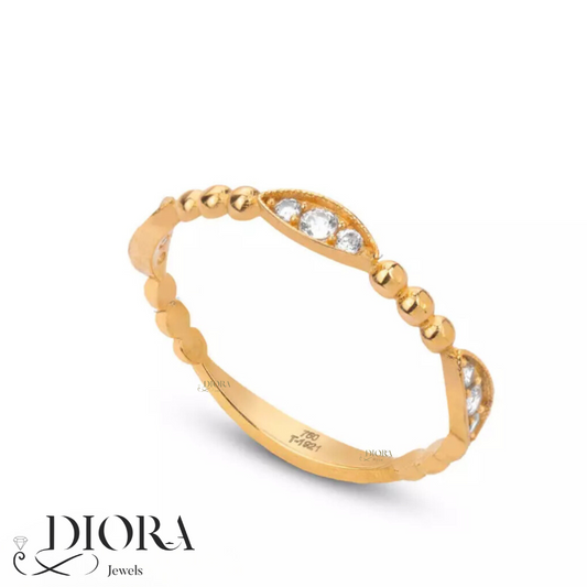 Minimal Gold Ring - Code 21