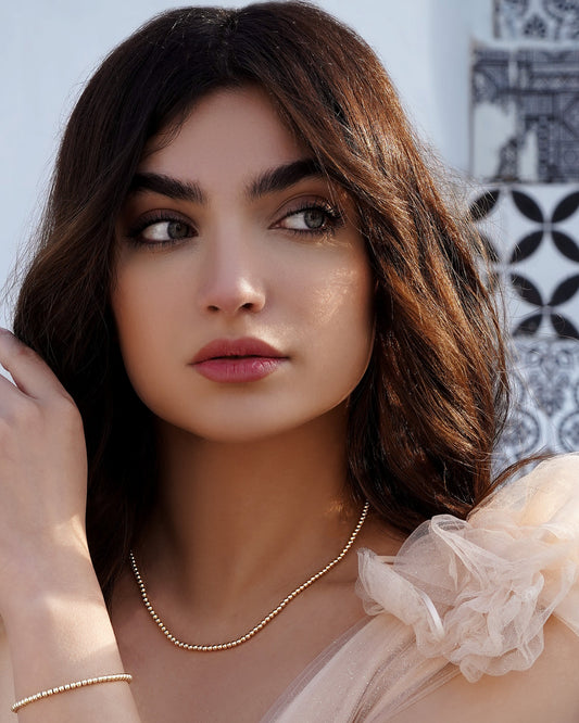 Gold Ball Necklace