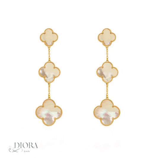 Pearl Alhambra Earrings - 3 Motifs