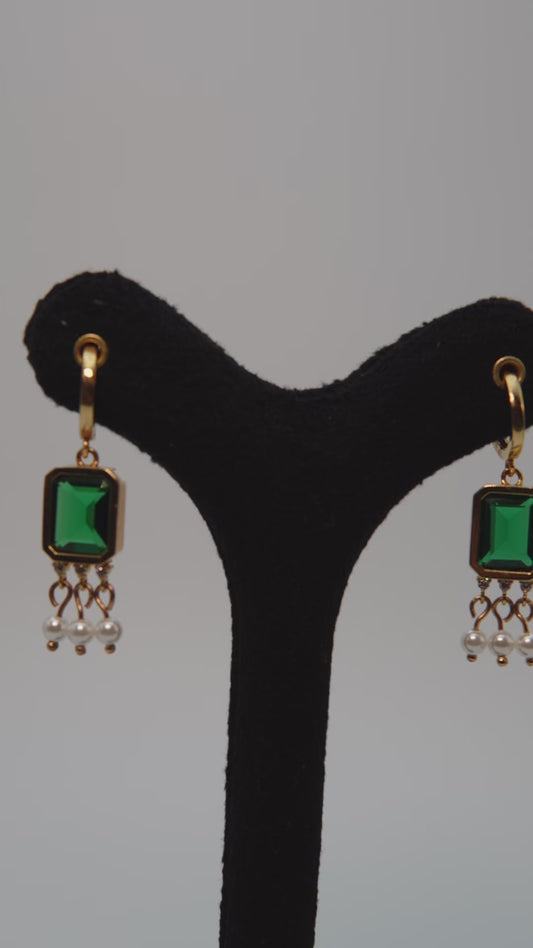 Farah Emerald Earrings