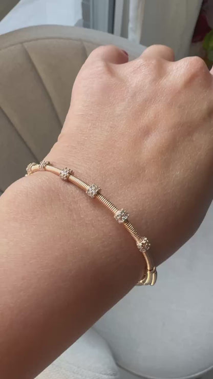 18K Aroosha Gold Bangles