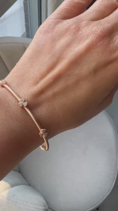 18K Aroosha Gold Bangles